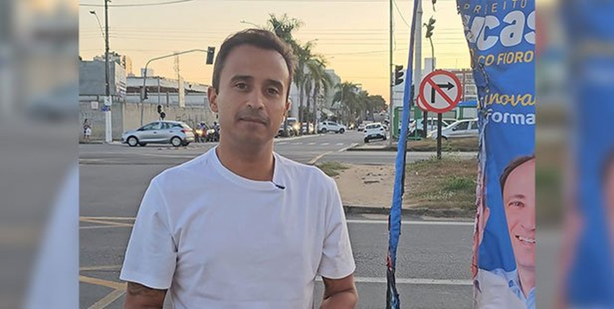 Lucas Scaramussa denuncia vandalismo contra materiais de campanha em Linhares