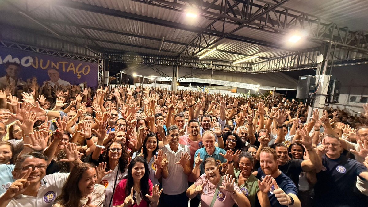 Governador Ricardo reúne apoiadores e ato marca início da arrancada rumo à vitória no 2º turno