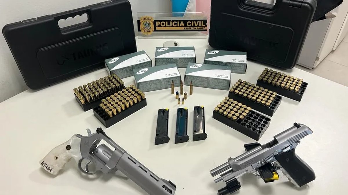 Estudo inédito traça perfil das armas e munições apreendidas no Espírito Santo