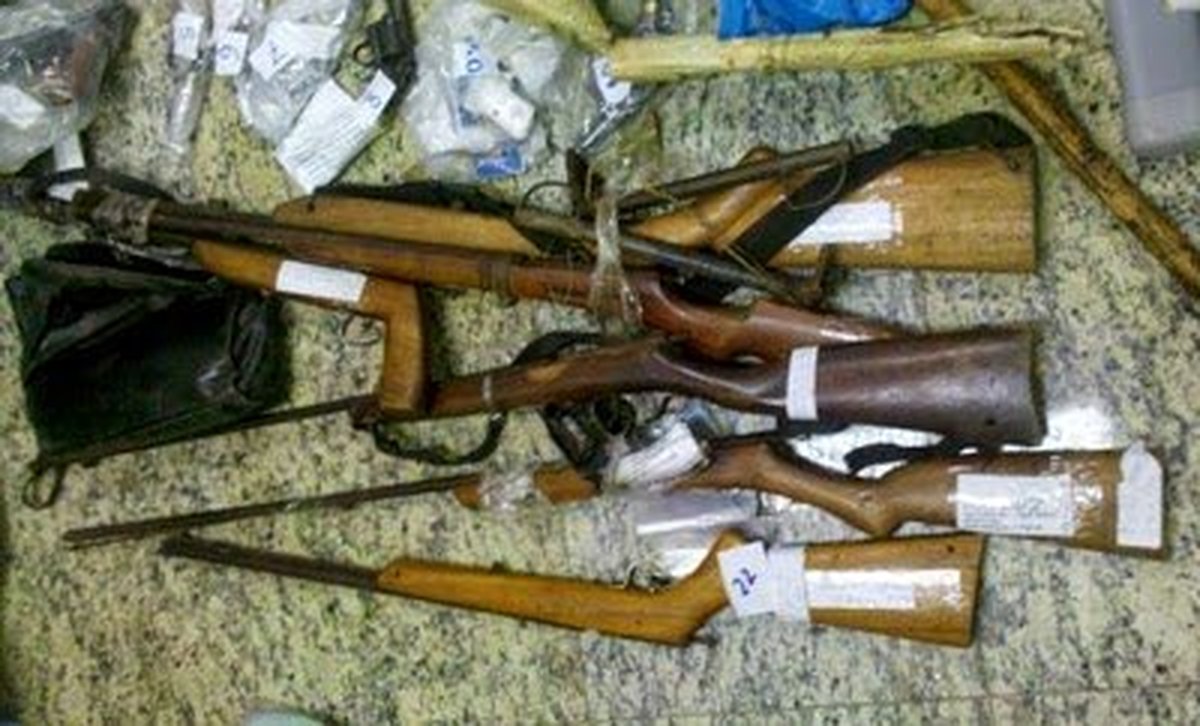 Mais de mil armas são recolhidas nos Fóruns e destruídas pelo Exército