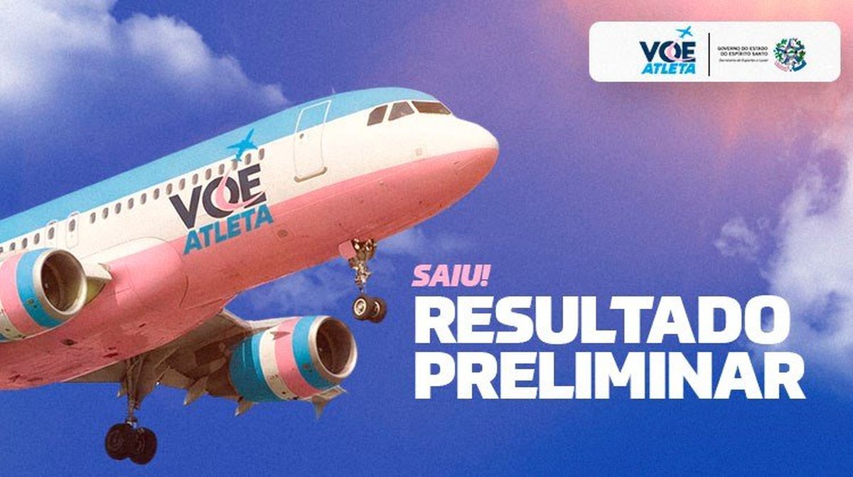 Veja aqui o resultado preliminar do edital 2026 do programa ‘Voe Atleta’