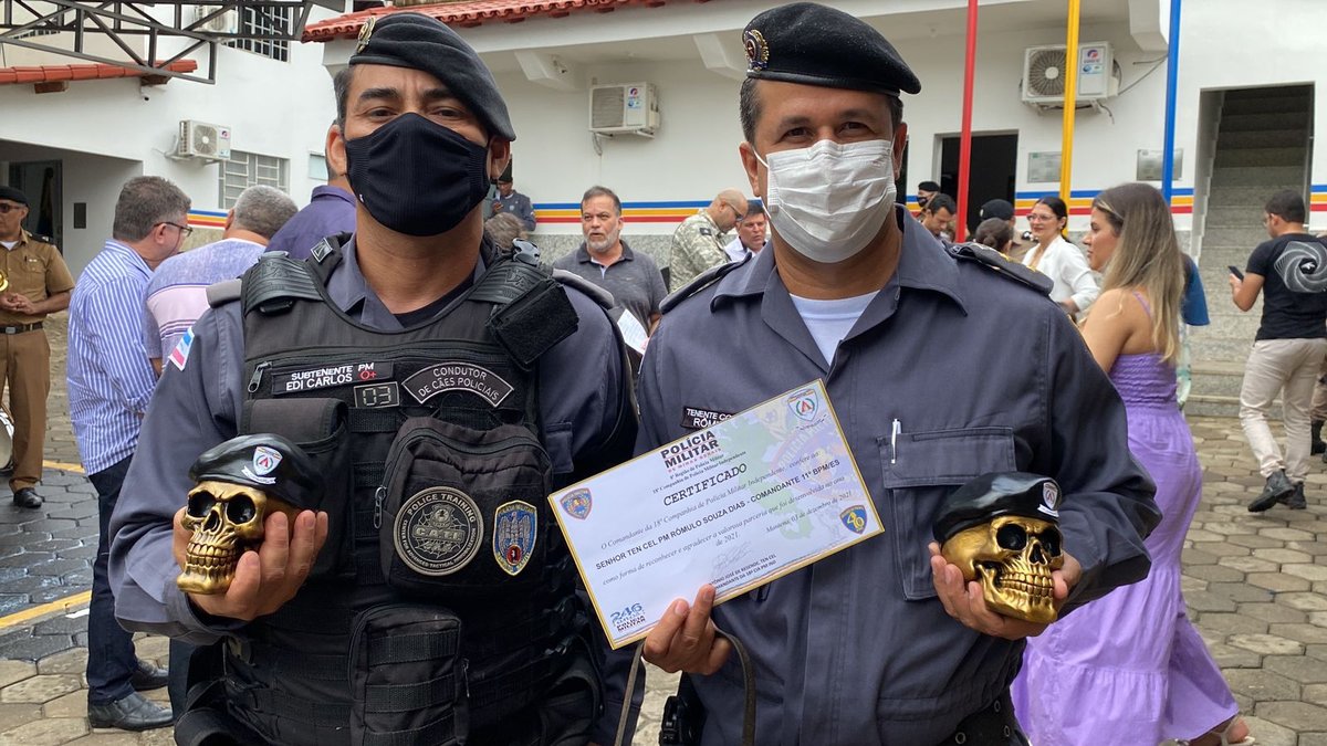 Comandante do 11º Batalhão é homenageado pela Polícia Militar de Minas Gerais