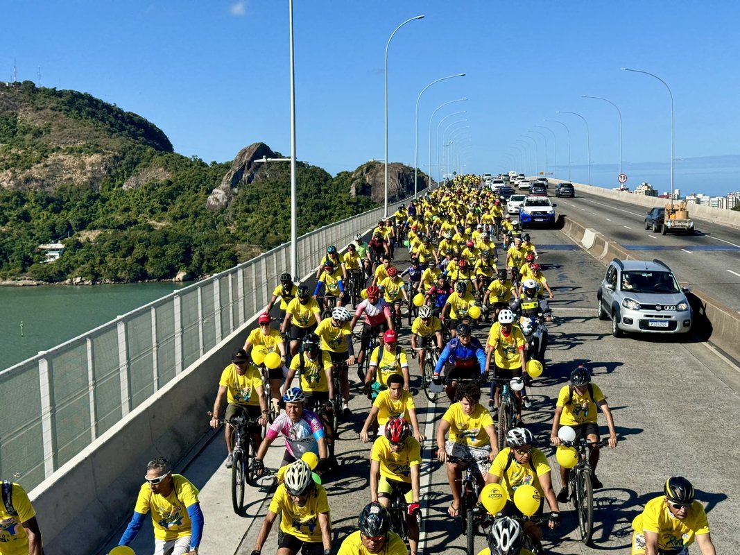 Ministério Público e Detran vão promover ‘Pedalaço Pela Paz’ em avenidas de Vitória e Vila Velha