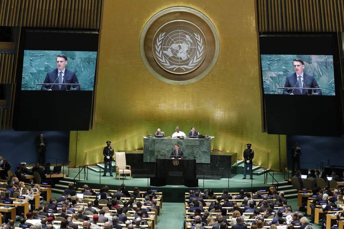 Em discurso na ONU, Bolsonaro reafirma  “compromisso solene” com meio ambiente e acusa líderes estrangeiros de ataque à soberania do Brasil