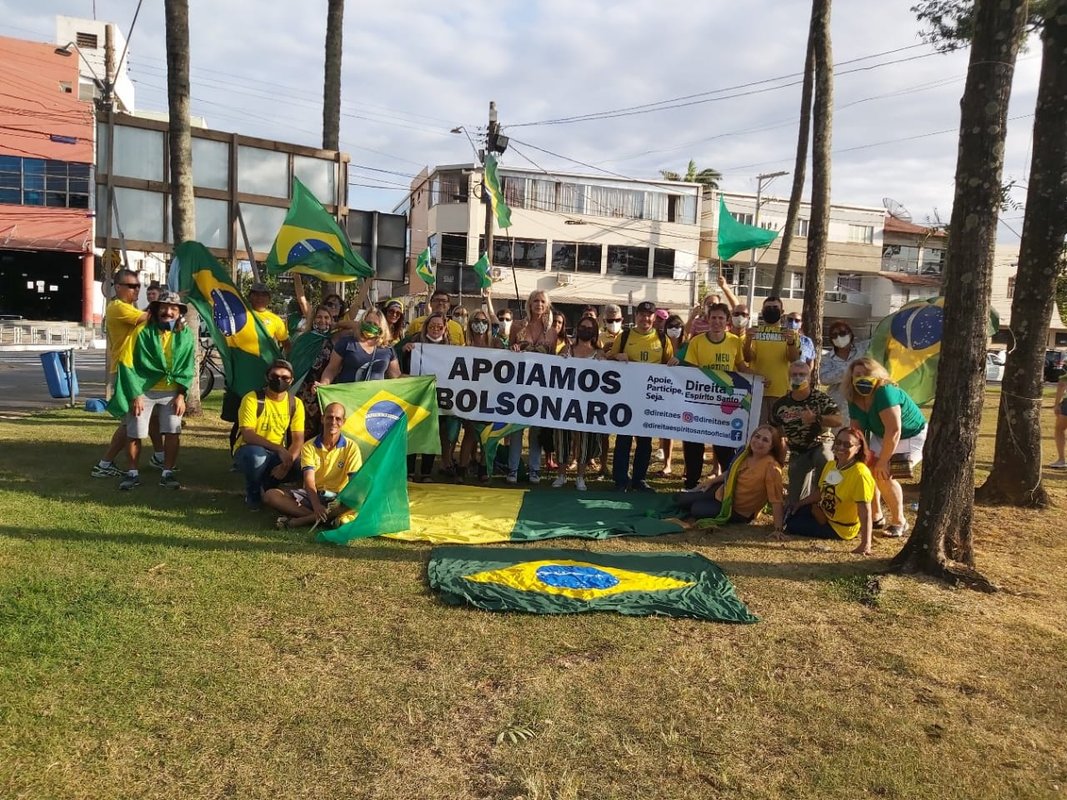 Capixabas vão a Brasília levar apoio ao presidente Bolsonaro e defender o fim do isolamento social