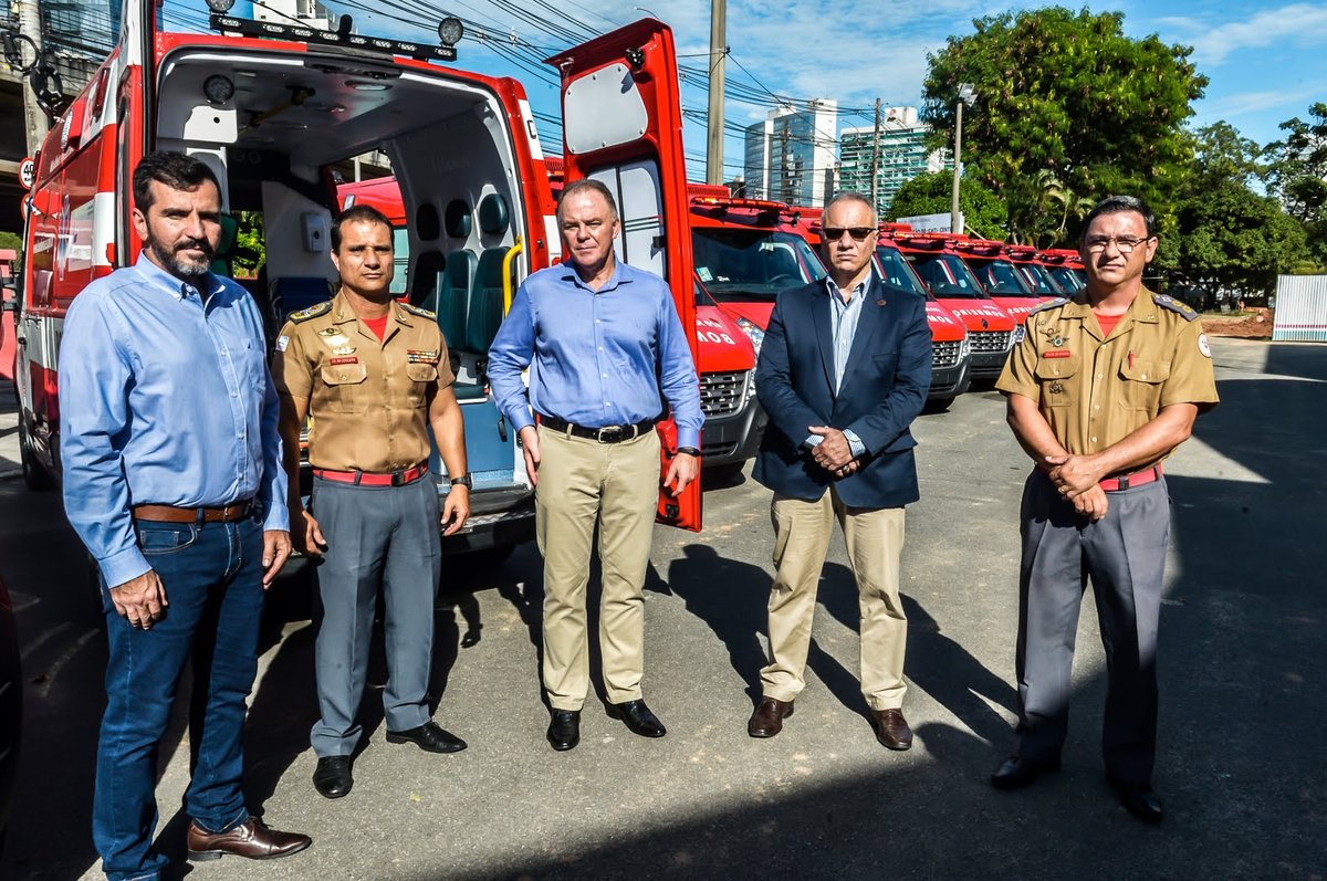 Corpo de Bombeiros adquire novas 20 viaturas para resgatar vítimas de acidentes