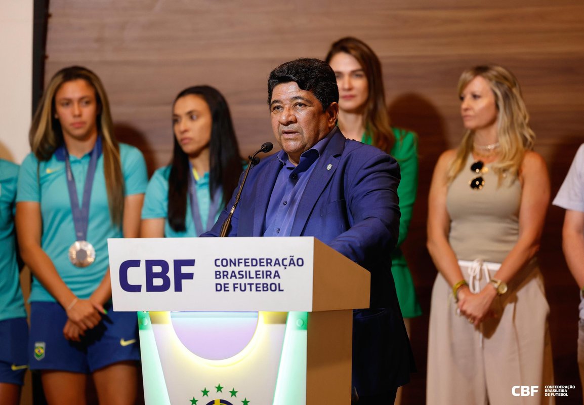 Presidente da CBF define próxima meta do futebol feminino: ‘Realizar a melhor Copa do Mundo da história’
