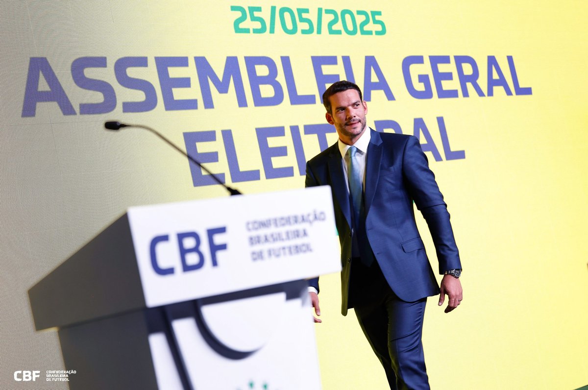 Samir Xaud é eleito presidente da CBF