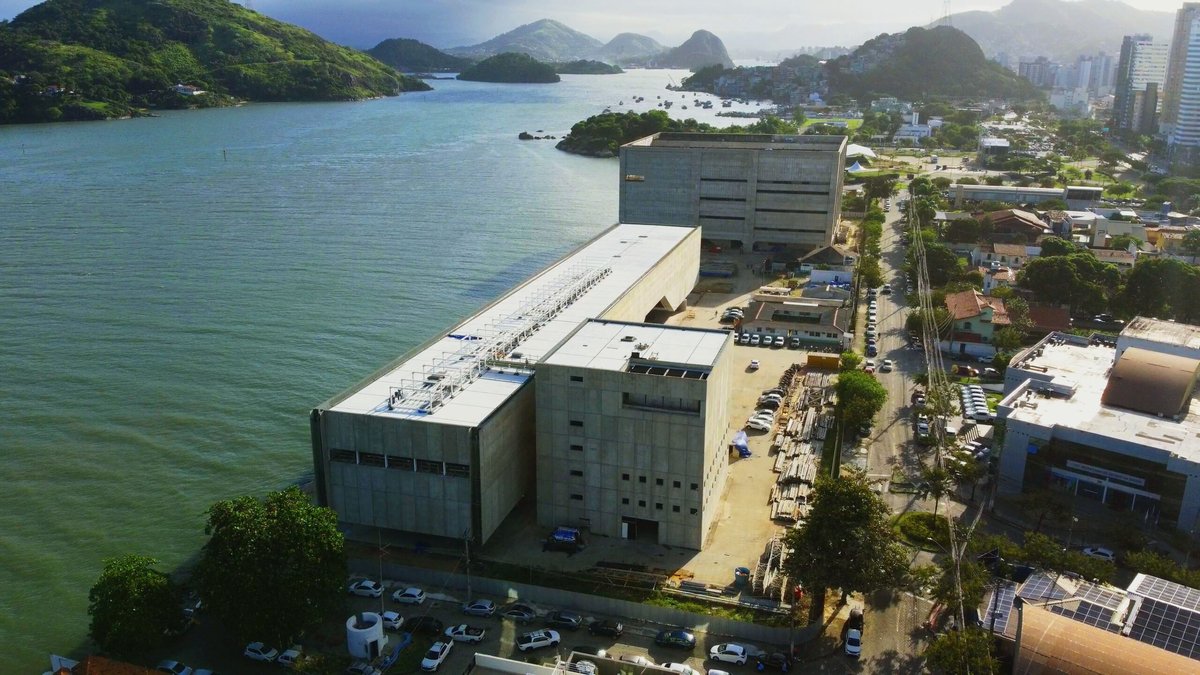Renato Casagrande anuncia para dezembro a inauguração do Cais das Artes, o maior complexo de artes e cultura de Vitória e do Espírito Santo