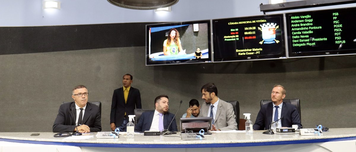 Câmara debate propostas para aumentar a segurança e vereador sugere instalação de detector de metais em escolas de Vitória