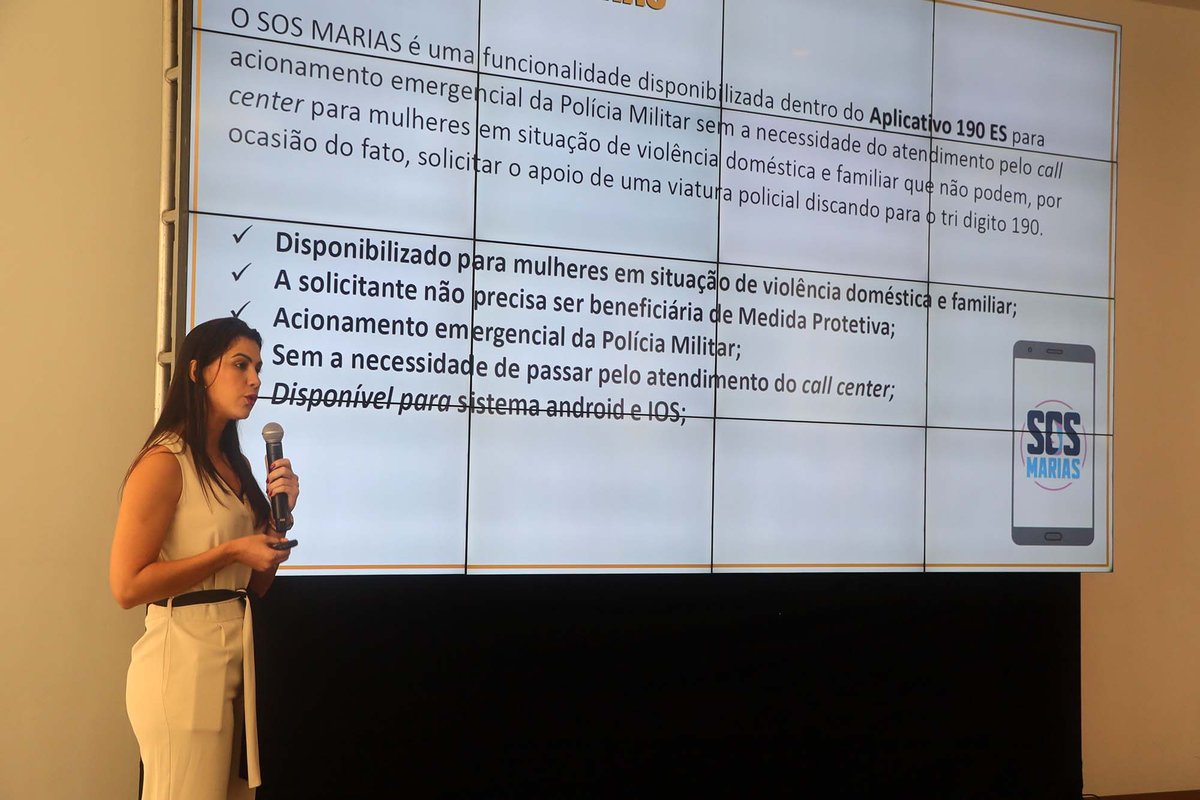 SOS MARIAS: Vítimas de violência doméstica no Espírito Santo podem acionar a Polícia Militar por aplicativo