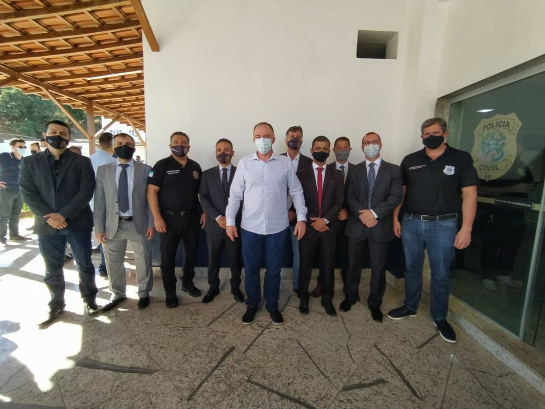 Governador visita nova Delegacia Regional de Colatina e garante mais investimentos robustos  para a segurança pública