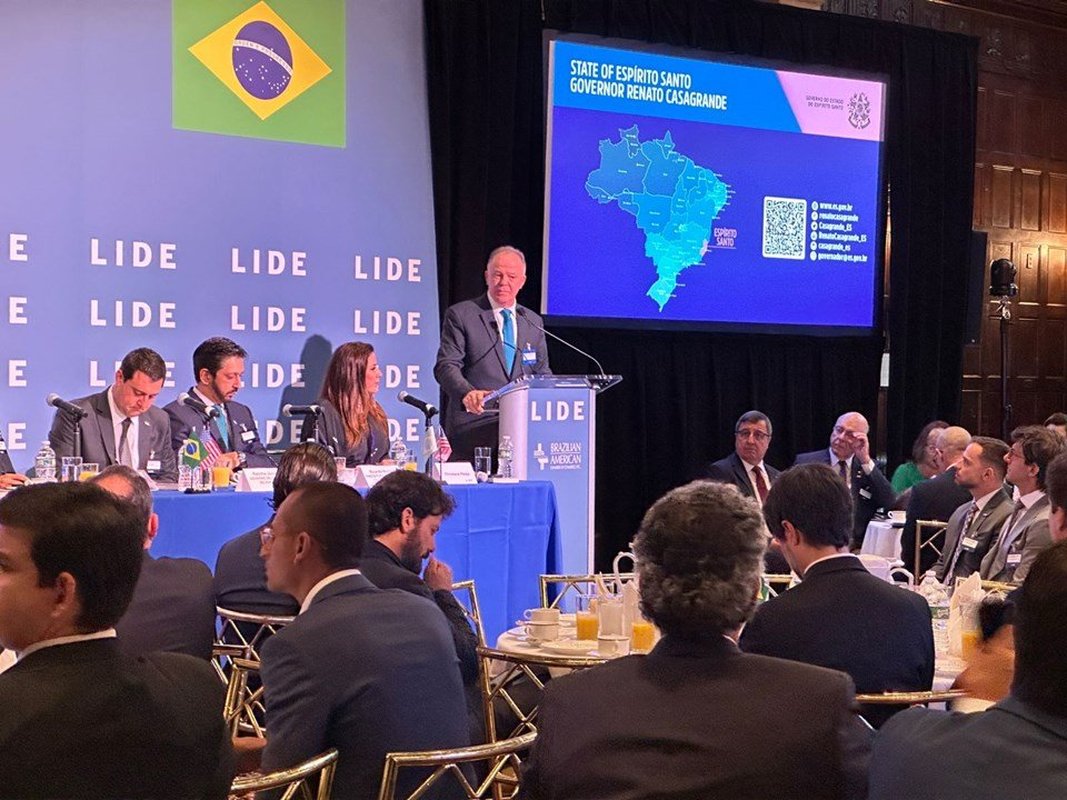 Em Nova Iorque, governador destaca potencialidades do Espírito Santo para atrair investidores