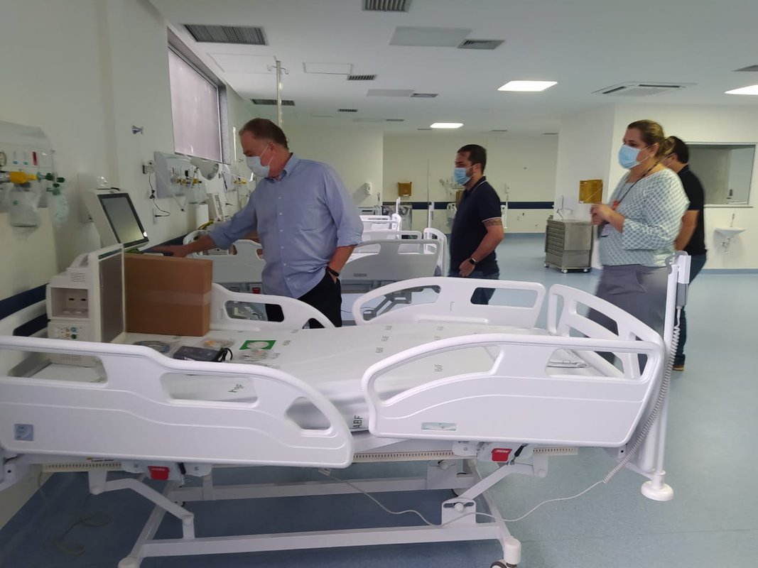 Hospital Dório Silva recebe mais 40 leitos de UTI