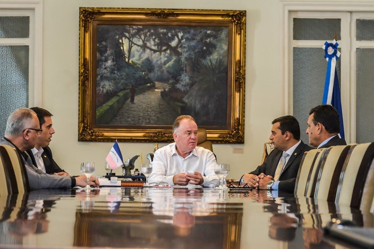 Governador do Amazonas conhece o 'Cerco Inteligente' que será lançado na Grande Vitória