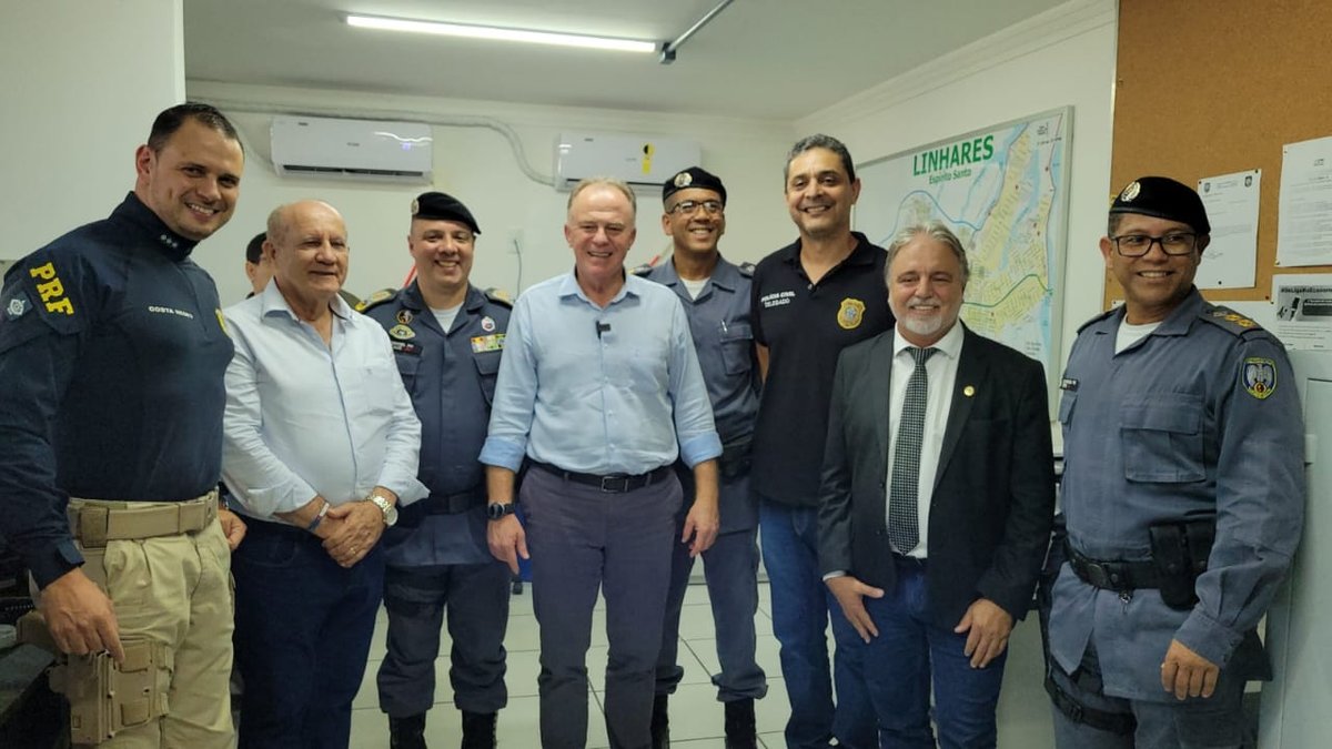 Governador entrega reforma do Batalhão da PM de Linhares e visita novo Centro de Acolhimento e Atenção Integral sobre Drogas