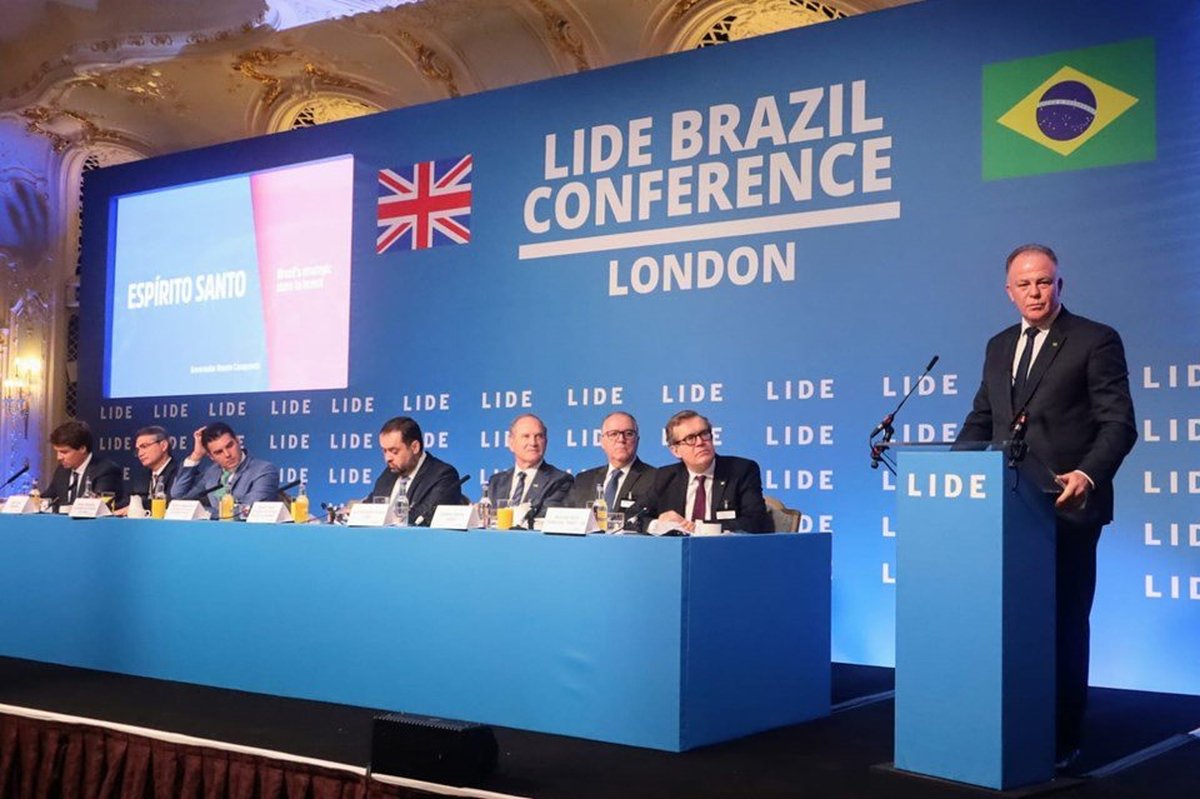 Ministra britânica destaca potencial do Espírito Santo e Casagrande defende papel dos Estados em relação à democracia e mudanças climáticas