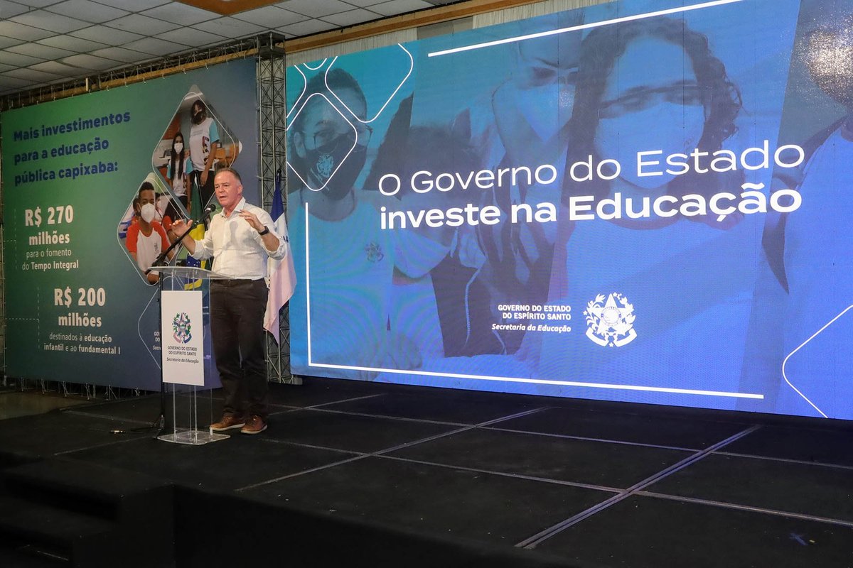 MELHORIA DA EDUCAÇÃO: Casagrande anuncia repasse de quase meio bilhão de reais para as cidades capixabas