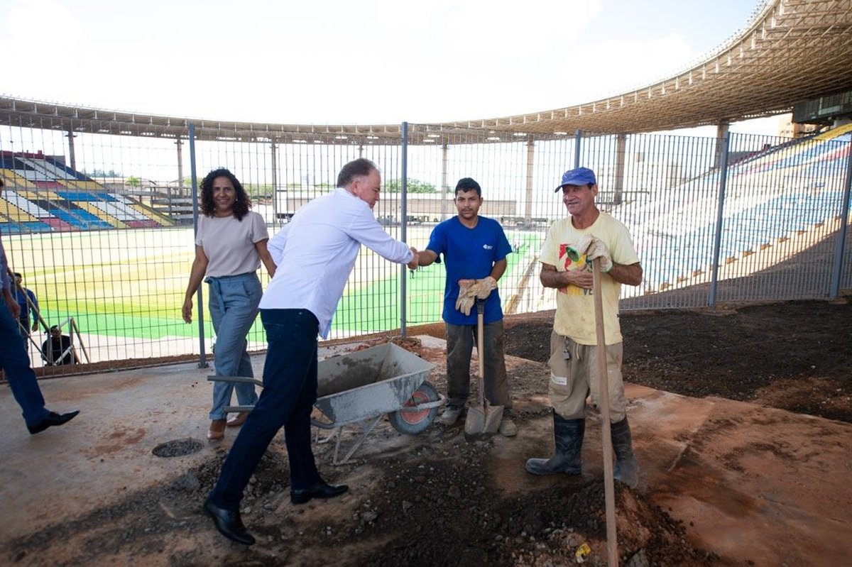 Estádio Kleber Andrade está pronto para os jogos do Mundial Sub-17