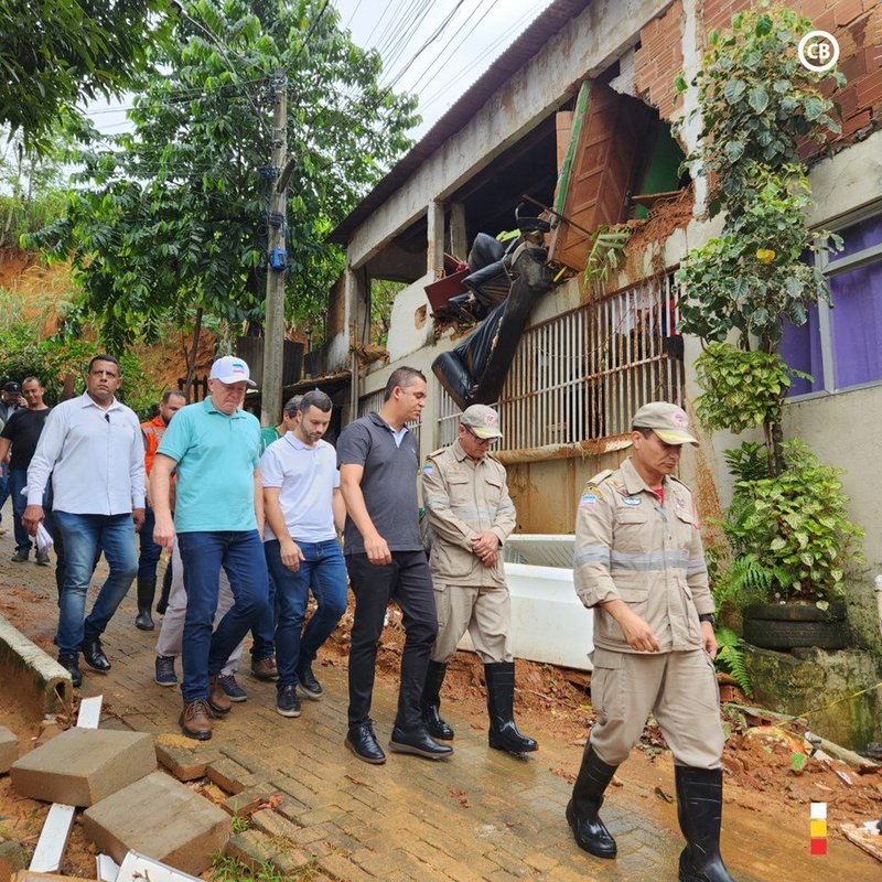 Governador anuncia auxílio de R$ 3 mil para famílias atingidas pelas chuvas no Espírito Santo