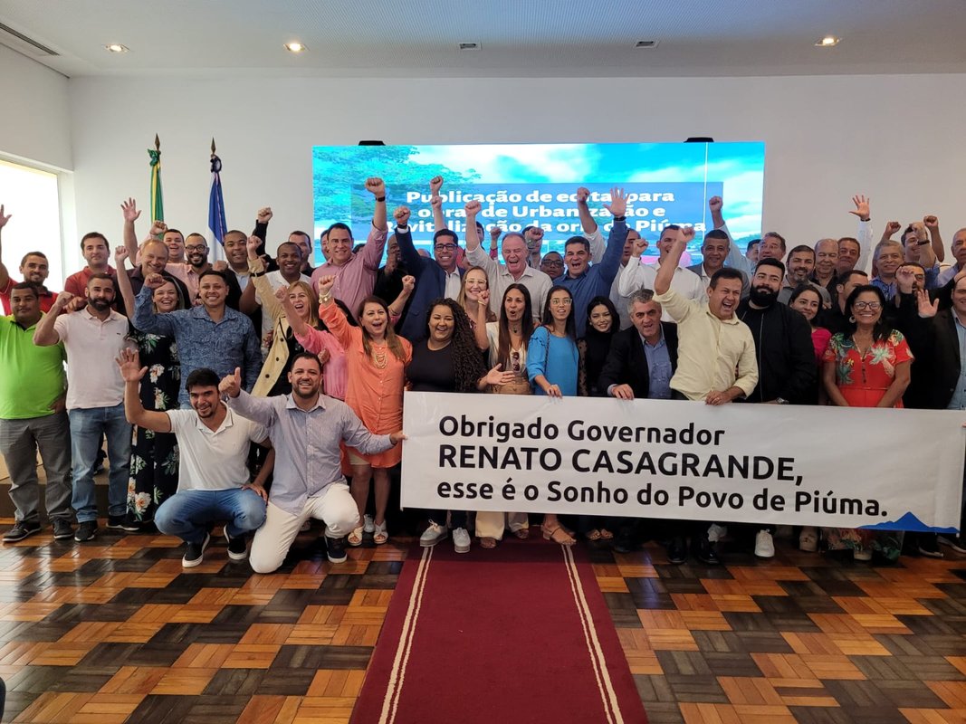 Governador anuncia edital para obras de urbanização e revitalização da orla de Piúma