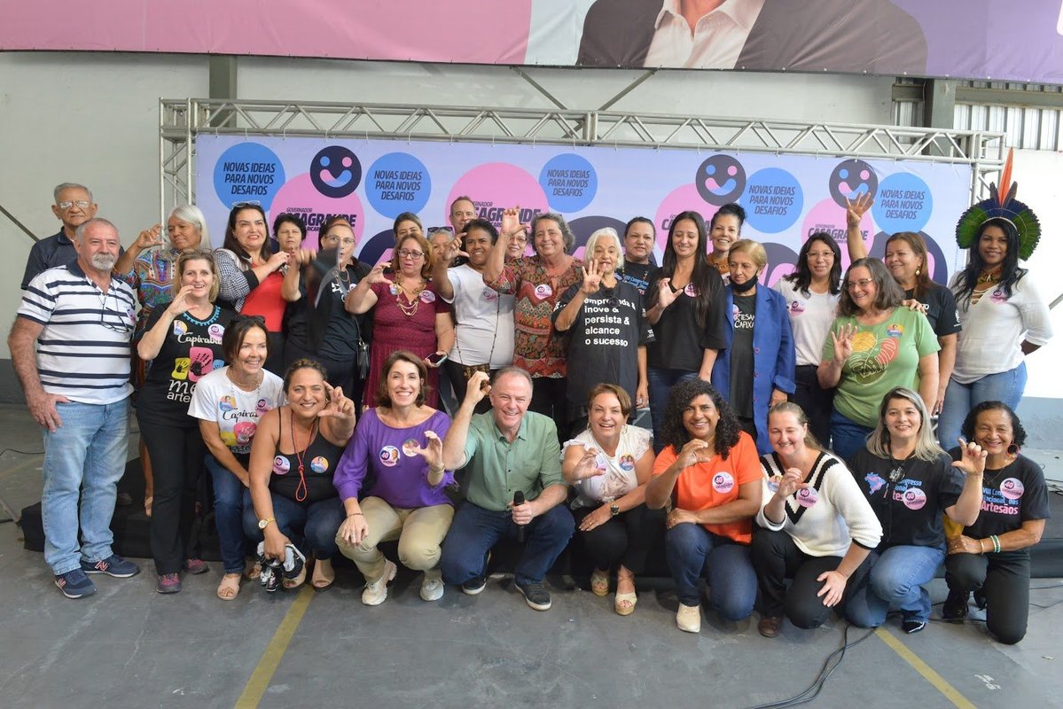 Casagrande recebe apoio do setor de artesanato e anuncia novas linhas de crédito para microempreendedores
