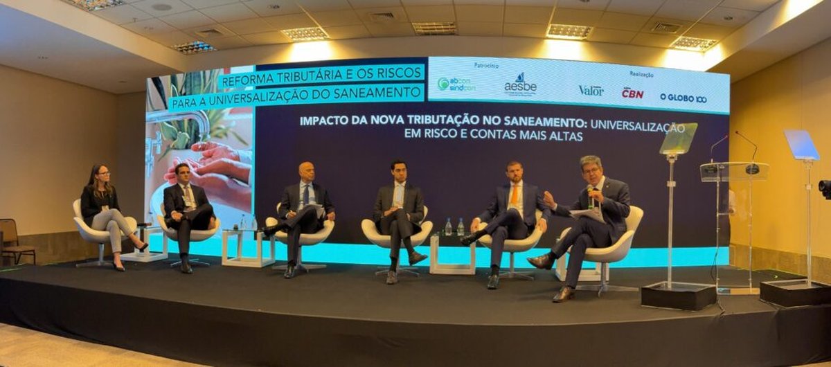 Reforma Tributária pode afastar investimentos do setor e atrapalhar a universalização do saneamento, alerta presidente da Cesan