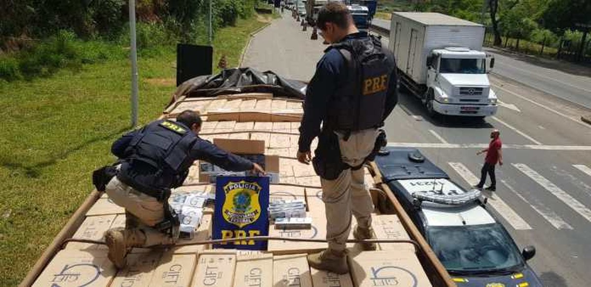Receita e Polícia Federal identificam 1.300 empresas capixabas que ajudam a financiar tráfico de drogas através do contrabando de cigarros