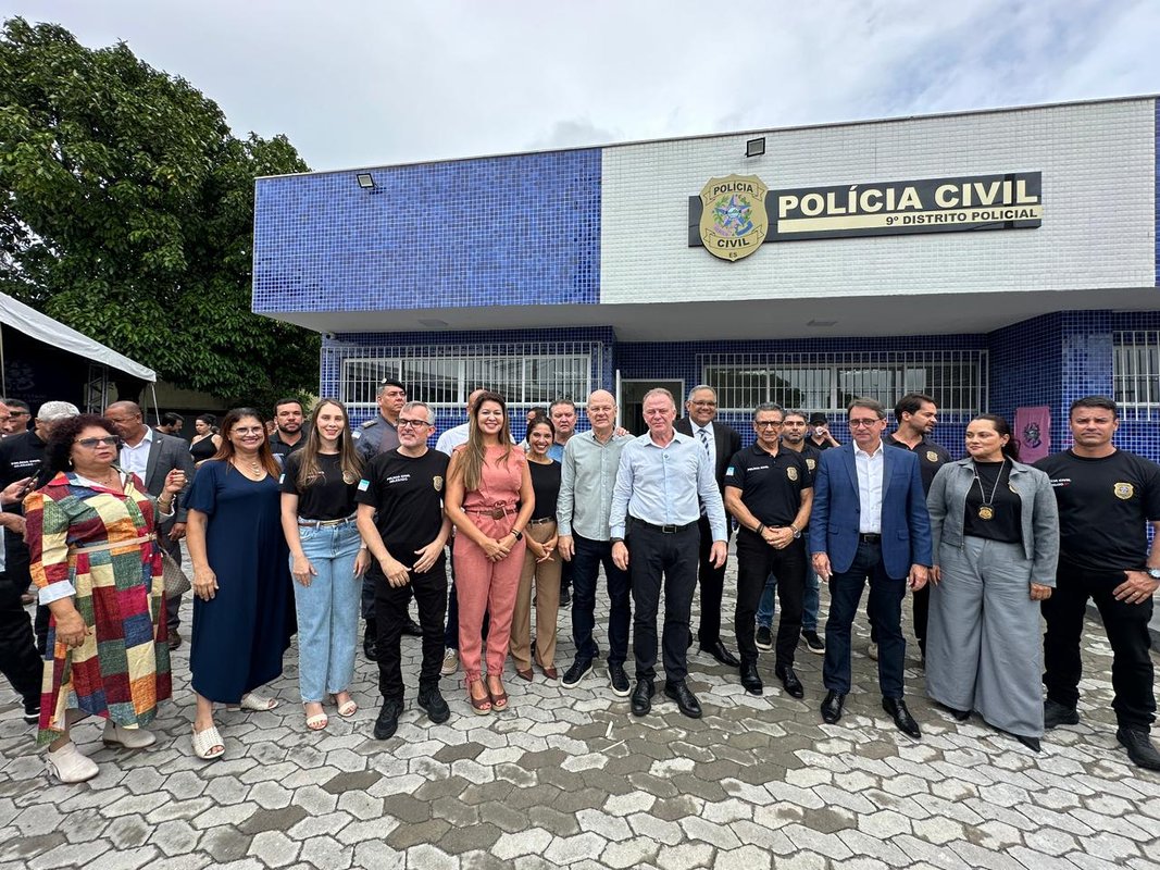 Casagrande entrega reforma do 9º Distrito Policial de Cobilândia