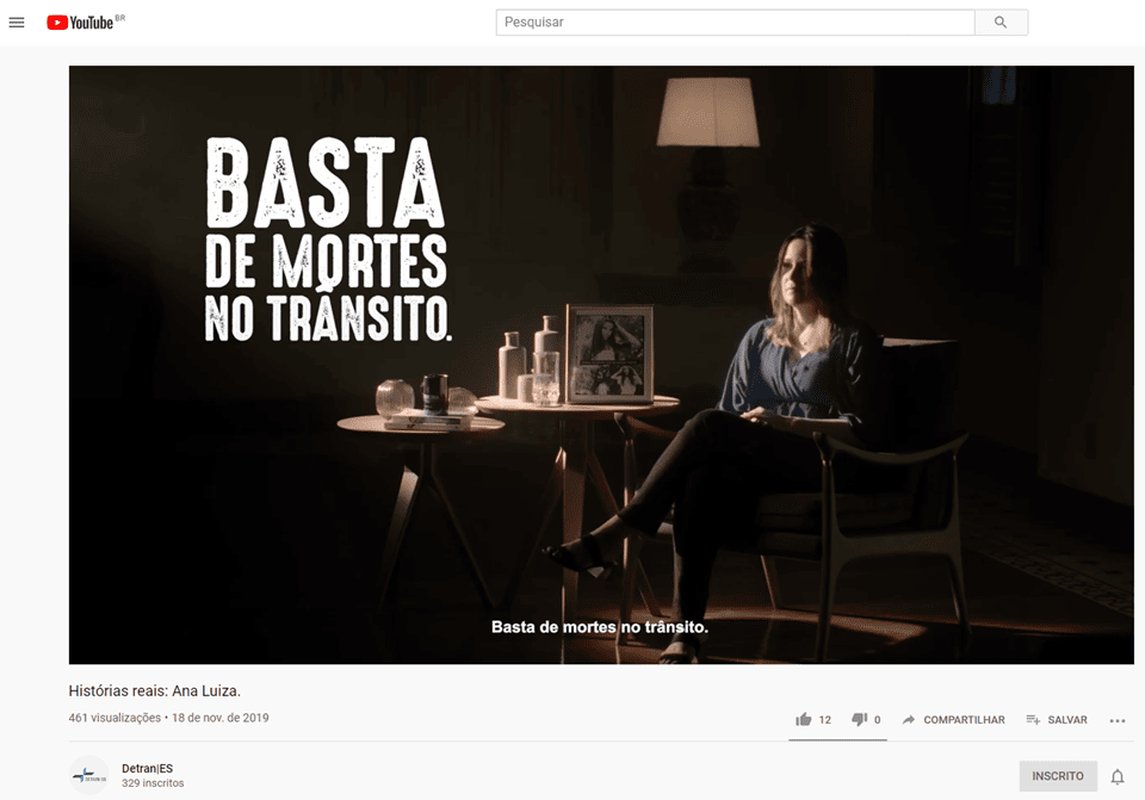 Campanha do Detran/ES retrata drama de pais de vítimas fatais de trânsito