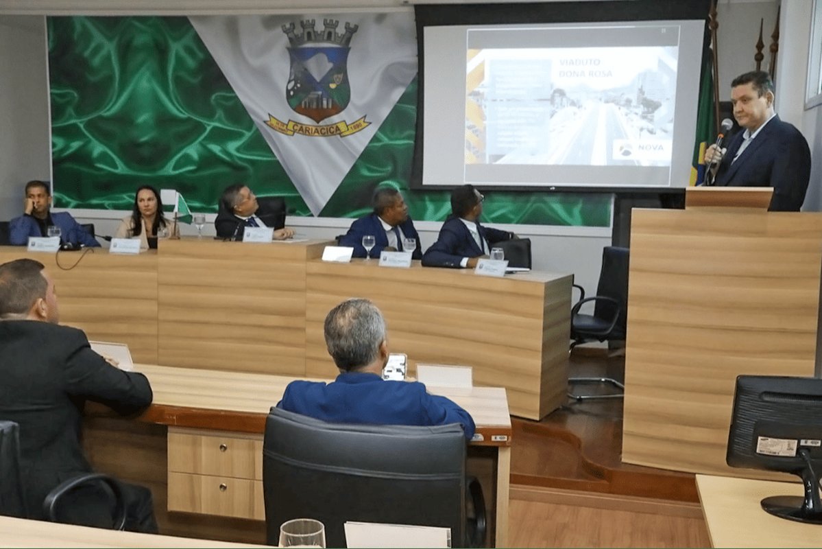 Prefeito presta contas na Câmara de Vereadores e destaca avanços em Infraestrutura, Saúde e Educação em Cariacica