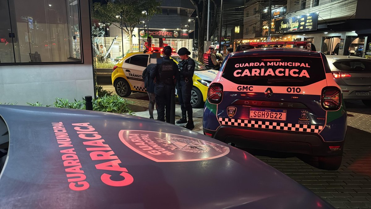 Guarda Municipal de Cariacica age rápido, salva mulher de agressões e prende homem por violência doméstica