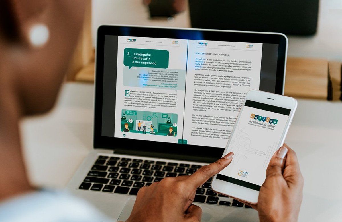 Associação dos Magistrados Brasileiros lança e-book que desmistifica o “juridiquês” e aproxima o Poder Judiciário do cidadão
