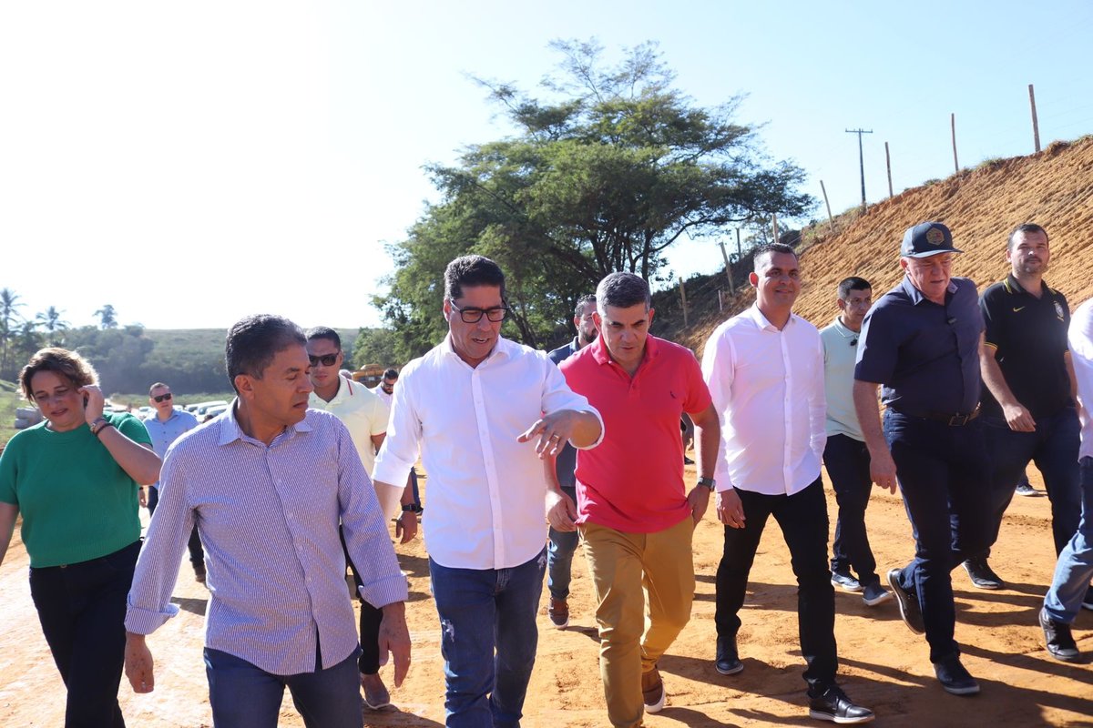 Comprometido com o desenvolvimento dos municípios  capixabas, presidente da Assembleia visita obras da orla e Contorno de Piúma