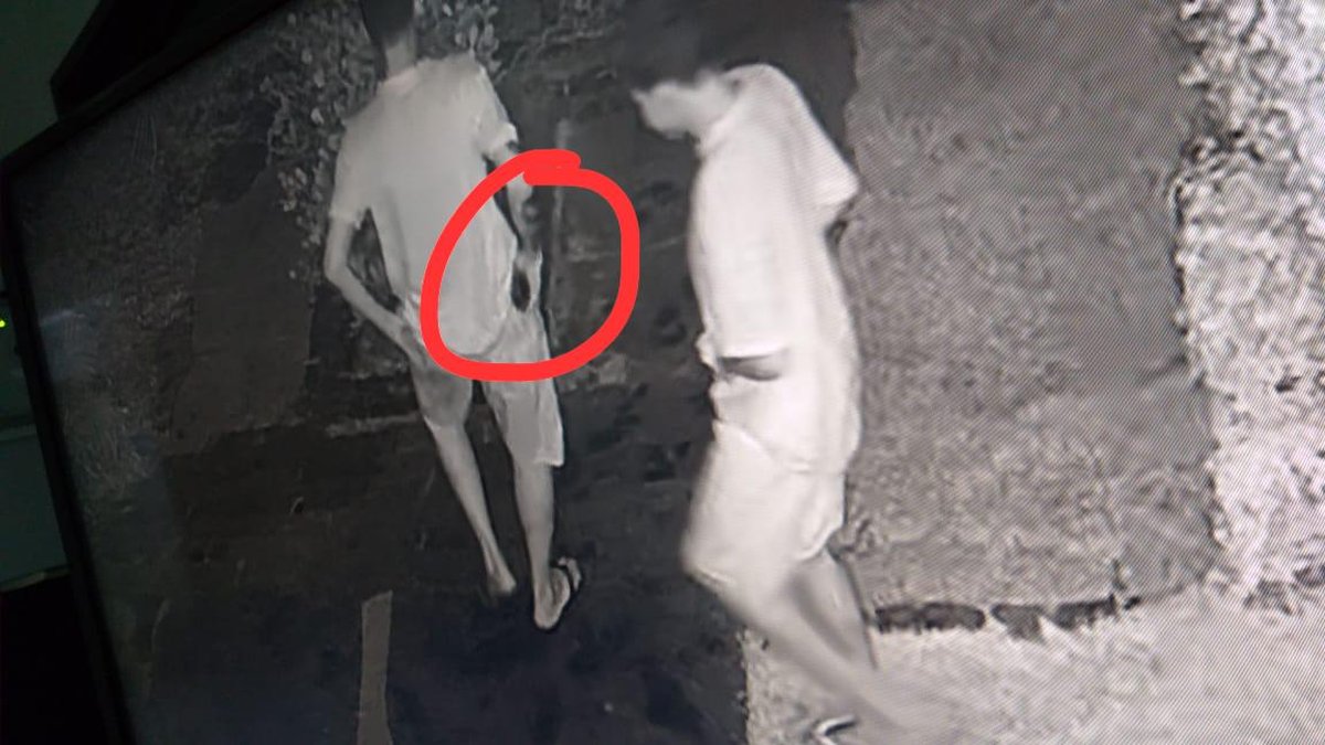 Imagens flagram bandidos rondando a casa do senador Marcos Do Val