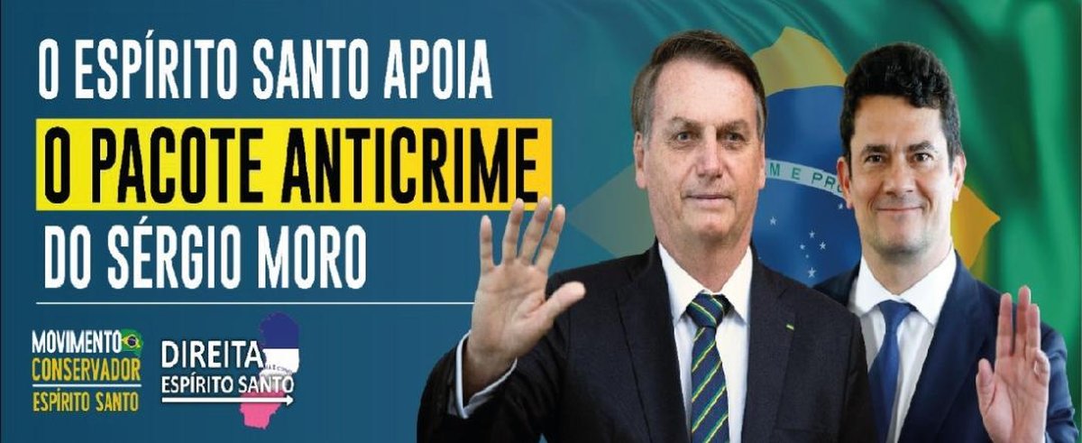 Capixabas fazem campanha de apoio ao Pacote Anticrime do ministro Moro