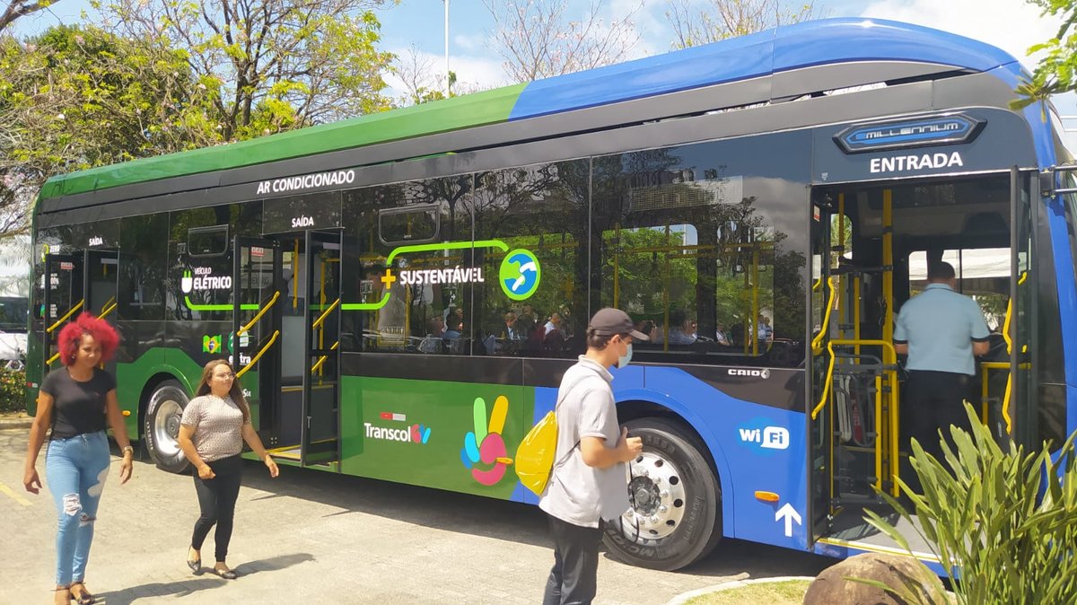 Governo capixaba investe em transporte coletivo e Transcol recebe primeiro ônibus elétrico