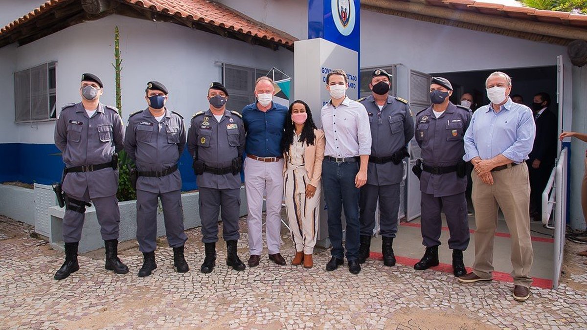 Casagrande inaugura nova sede da PM na região da Praia do Canto e destaca obras importantes que o Governo realiza em Vitória