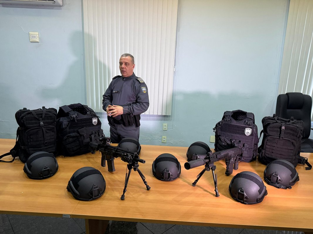 ‘Polícia bem preparada, protegida e bem armada para fazer o enfrentamento qualificado’: PM apresenta seu novo poder de combate