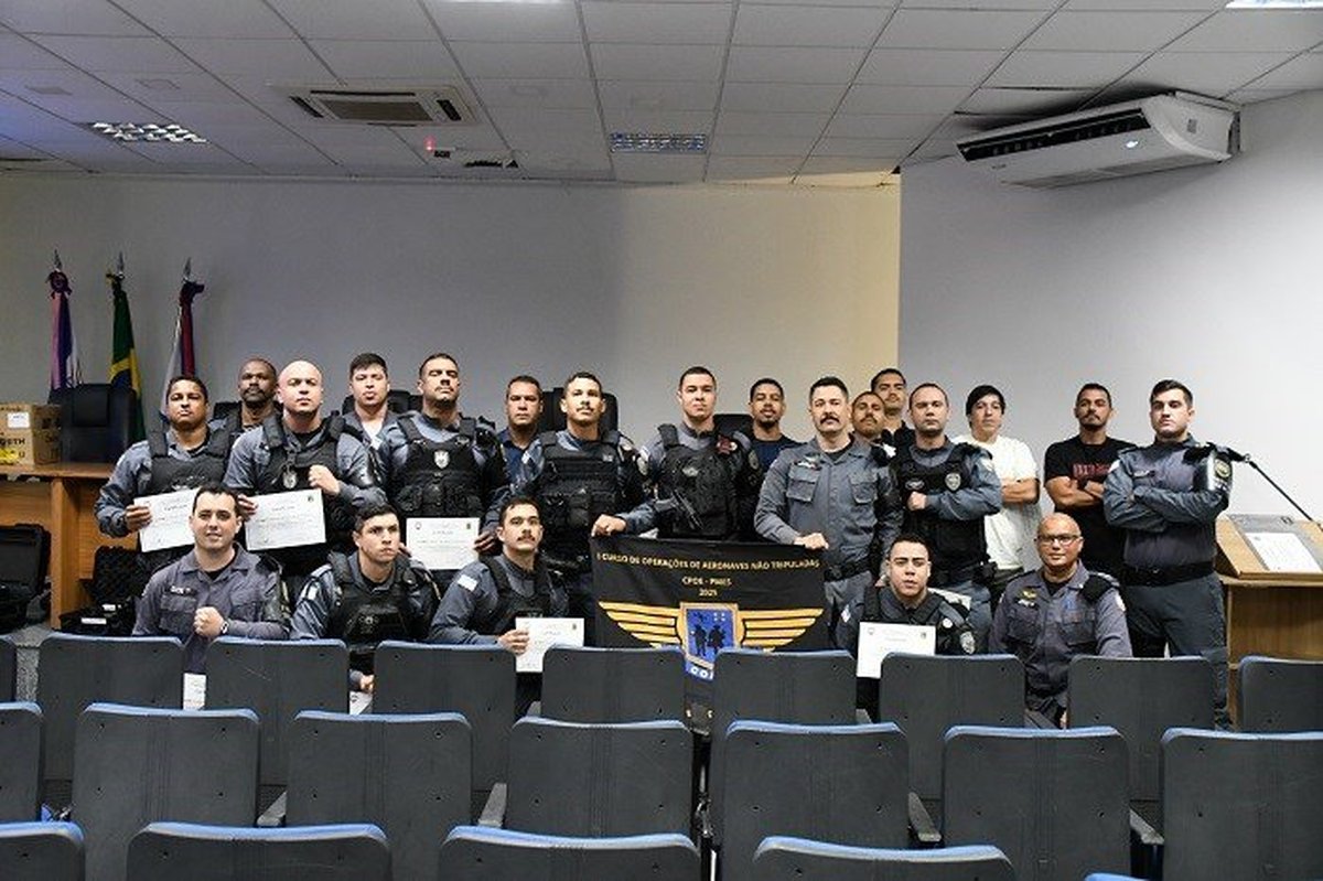 Polícia Militar do Espírito Santo forma primeira turma de operadores de drones em curso inédito