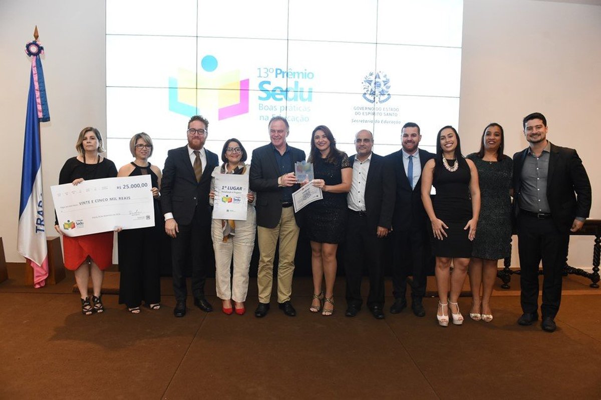 Espírito Santo homenageia vencedores do ‘Prêmio Sedu: Boas Práticas na Educação 2019’