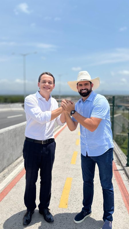 Pablo Muribeca e Pazolini juntos na Serra