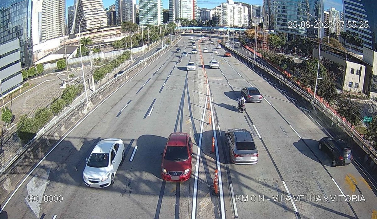 Governo do Estado disponibiliza imagens do trânsito na Terceira Ponte em tempo real