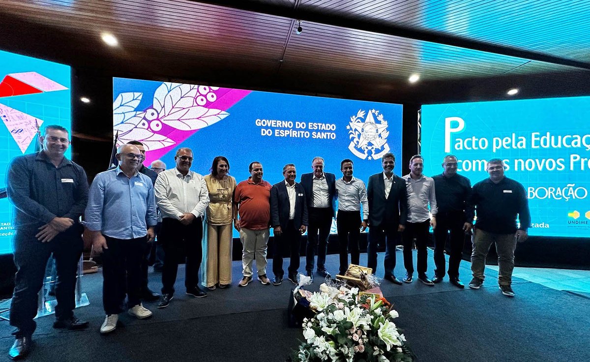 Governador apresenta o Pacto pela Educação aos prefeitos capixabas com investimentos de R$ 485 milhões