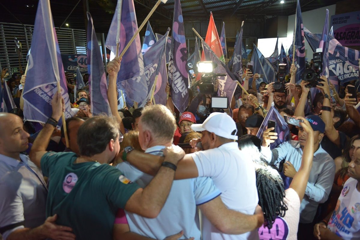 Renato Casagrande e Carlos Manato no segundo turno