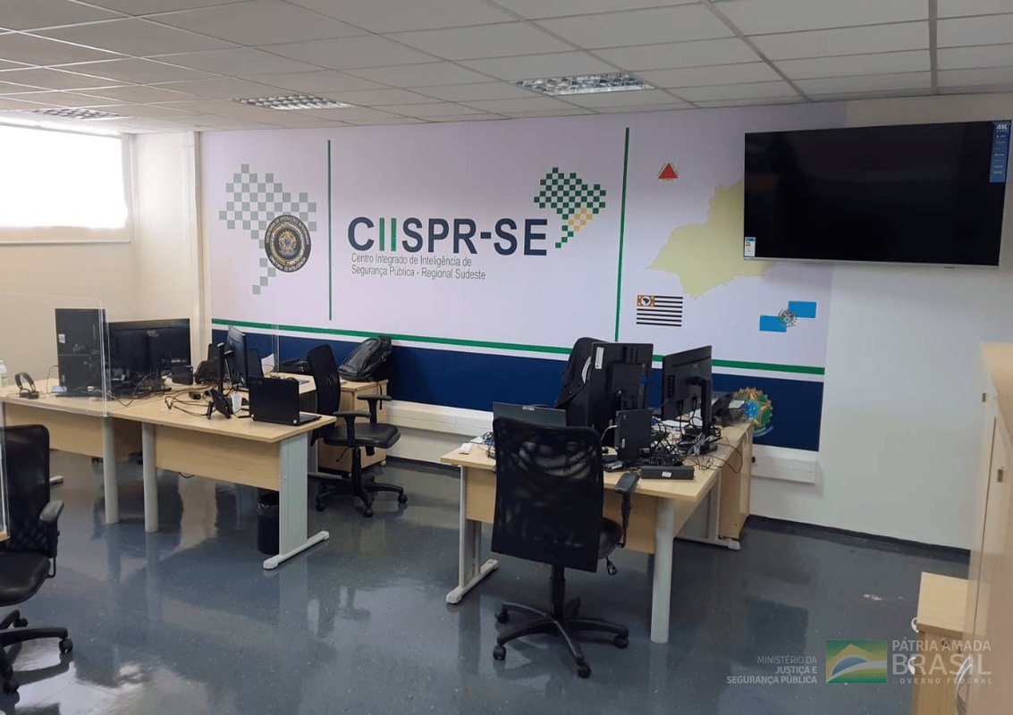 Ministério da Justiça inaugura nesta segunda-feira Centro Integrado de Inteligência de Segurança Pública Regional Sudeste