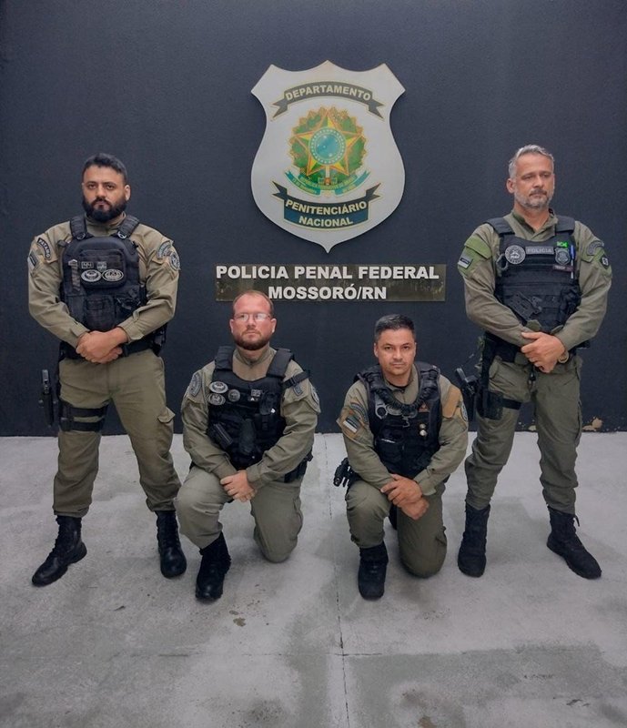 A convite de André Garcia, policiais penais do Espírito Santo reforçam a segurança do presídio federal de Mossoró