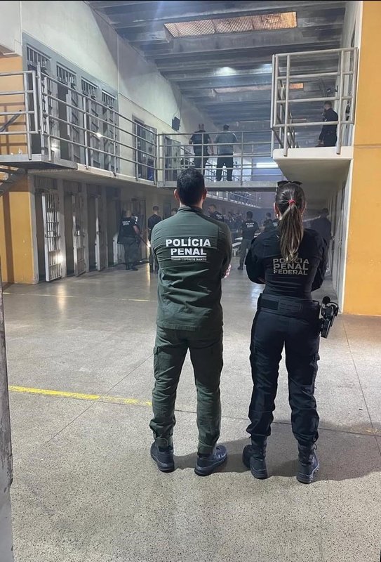 Operação coordenada pelo Ministério da Justiça comprova de novo a eficiência do controle no sistema prisional capixaba
