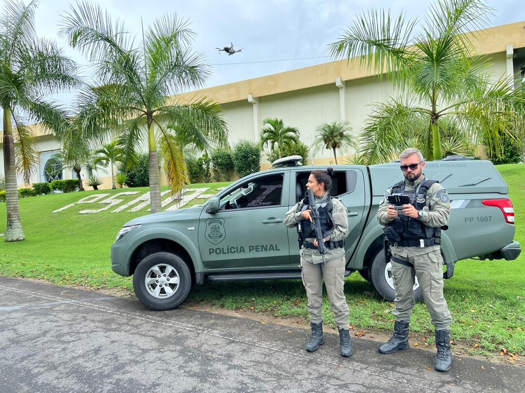 Drones ampliam a segurança nos complexos prisionais do Espírito Santo