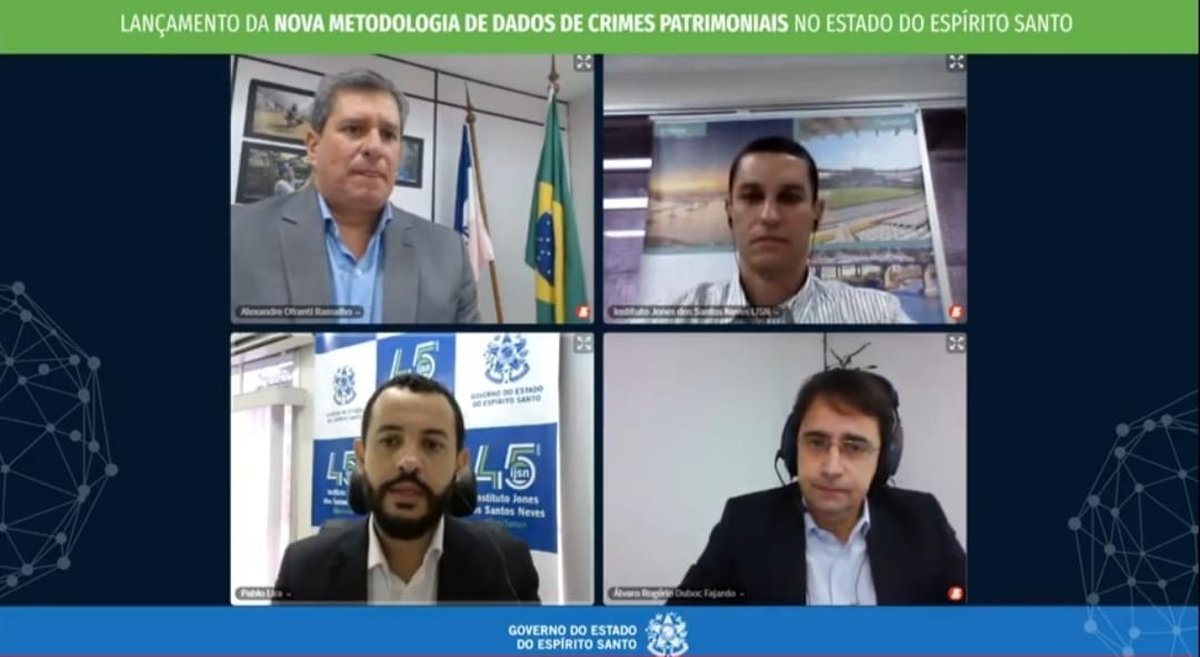 Espírito Santo lança nova metodologia de dados de crimes patrimoniais para tornar informações mais transparentes